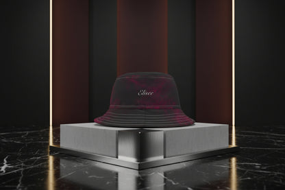 Cappello délavé Rosa Scuro Nero