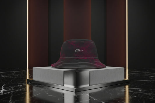 Cappello délavé Rosa Scuro Nero