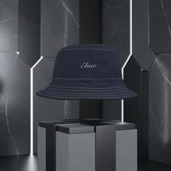 Cappello délavé Sfumature Blu Notte con Dettagli