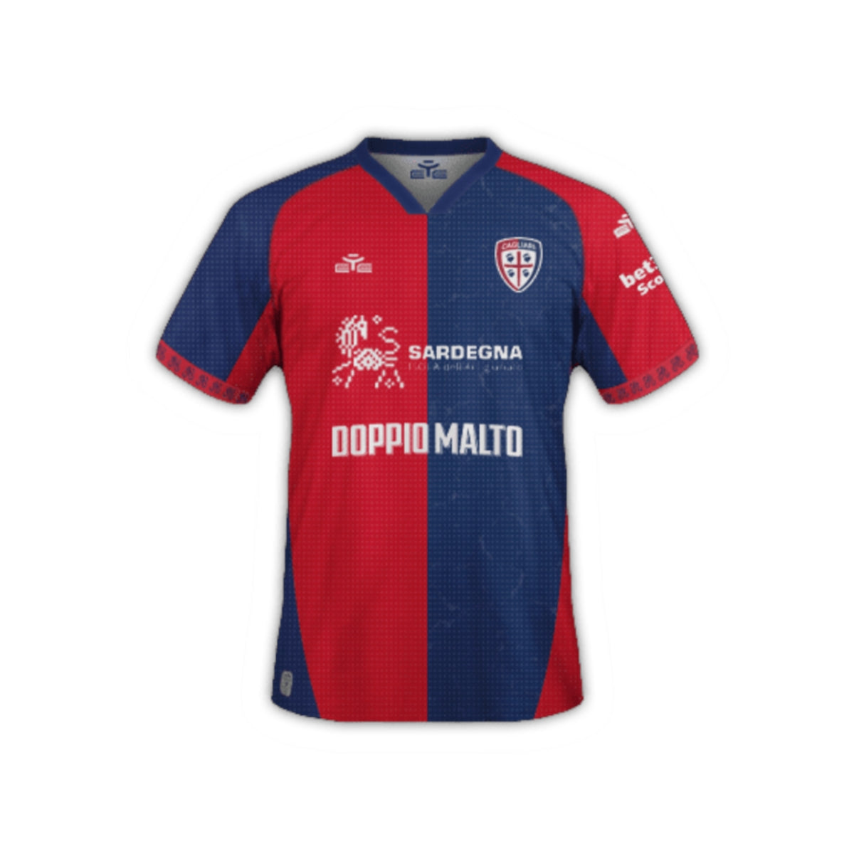 Adesivo Cagliari Home s.s. 25/26