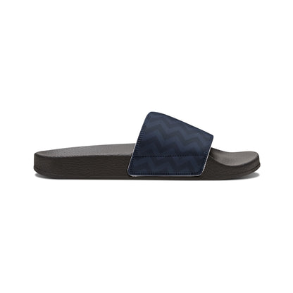 Ciabatte Slide Herringbone Blue