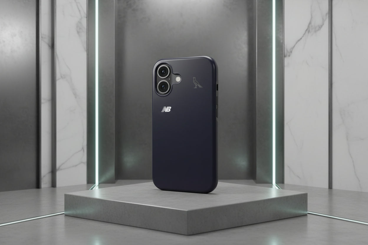 Cover iPhone 17 Modena Felpa Style Blue Dark