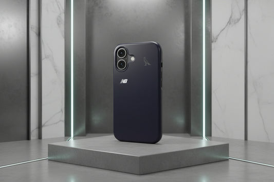 Cover iPhone 17 Modena Felpa Style Blue Dark