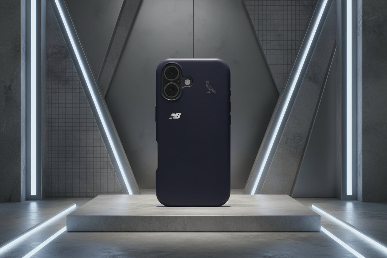 Cover iPhone 17 Modena Felpa Style Blue Dark