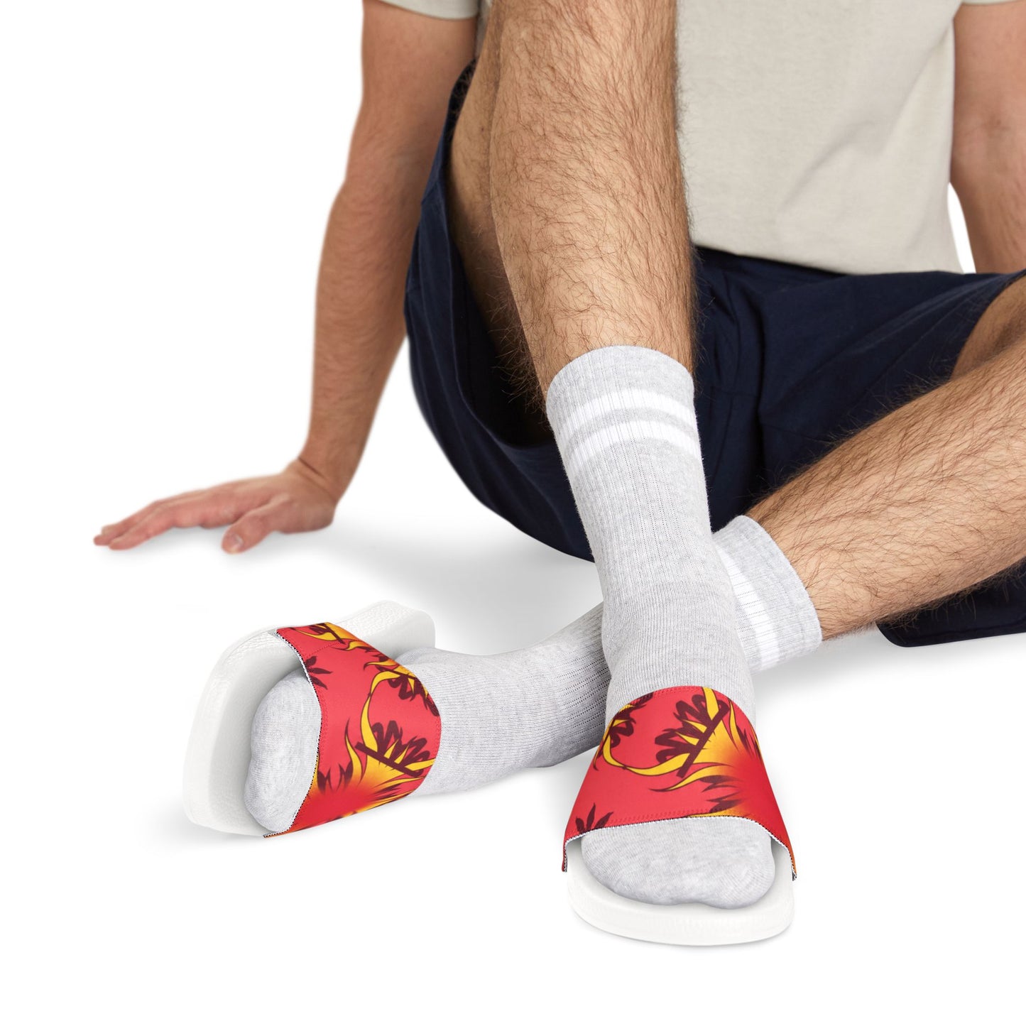 Ciabatte Slide Flame Red