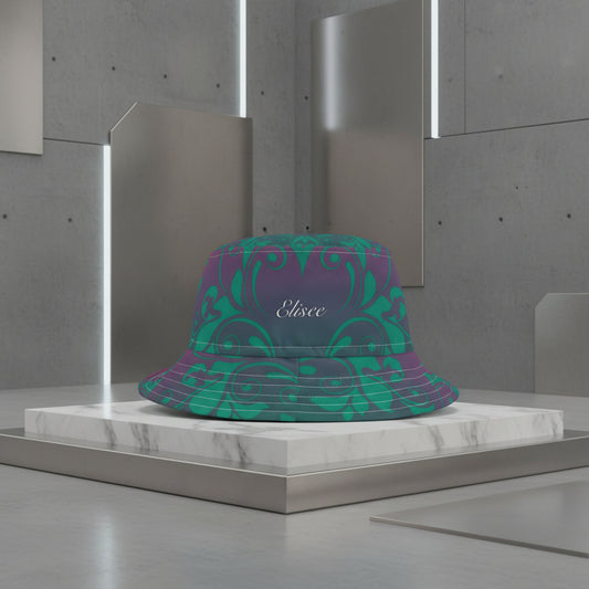 Cappello délavé Rosso Rosa Verde Stile Barocco/Rococò