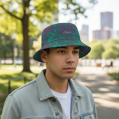Cappello délavé Rosso Rosa Verde Stile Barocco/Rococò