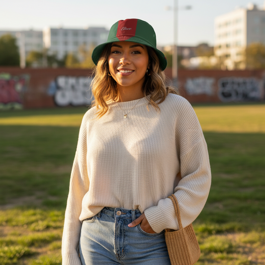 Cappello délavé Rosso Verde