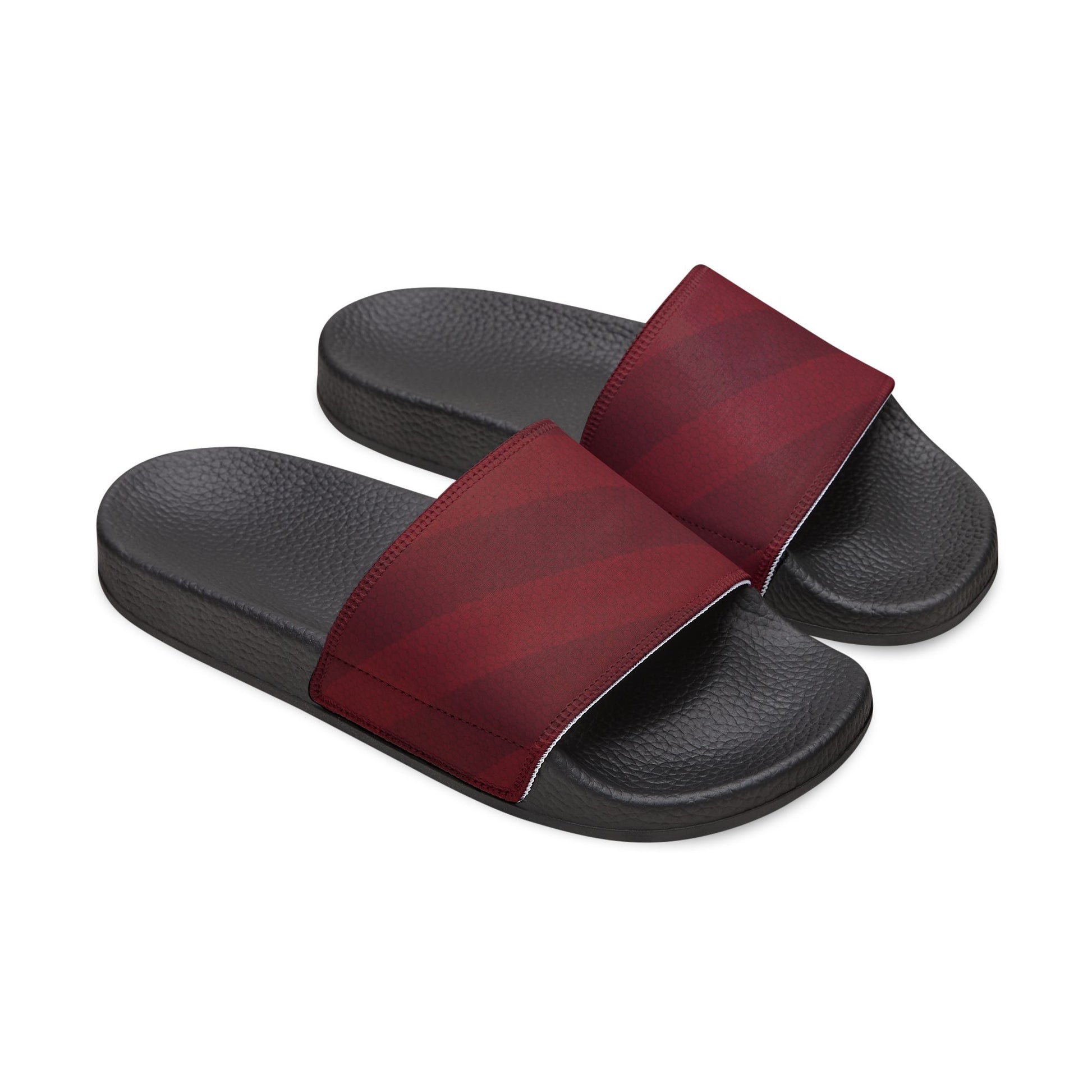 Ciabatte Slide con Fascia Bordeaux