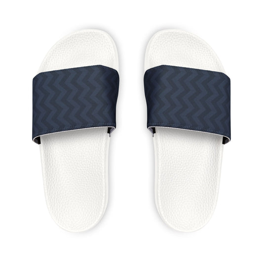 Ciabatte Slide Herringbone Blue