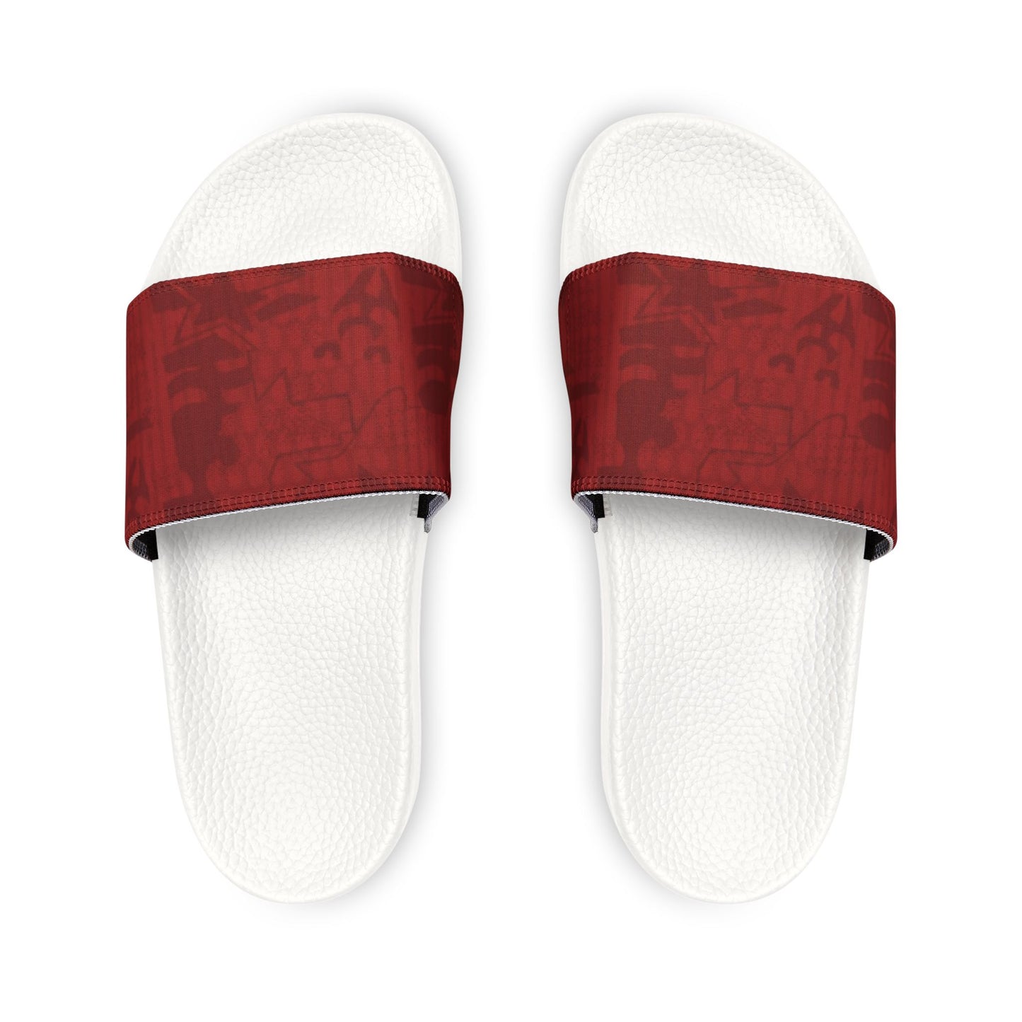 Ciabatte Slide con Fascia Rossa