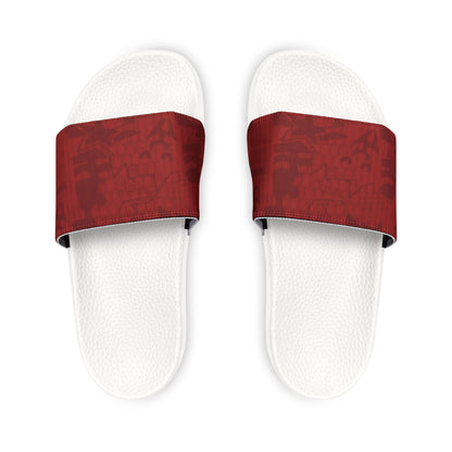 Ciabatte Slide con Fascia Rossa