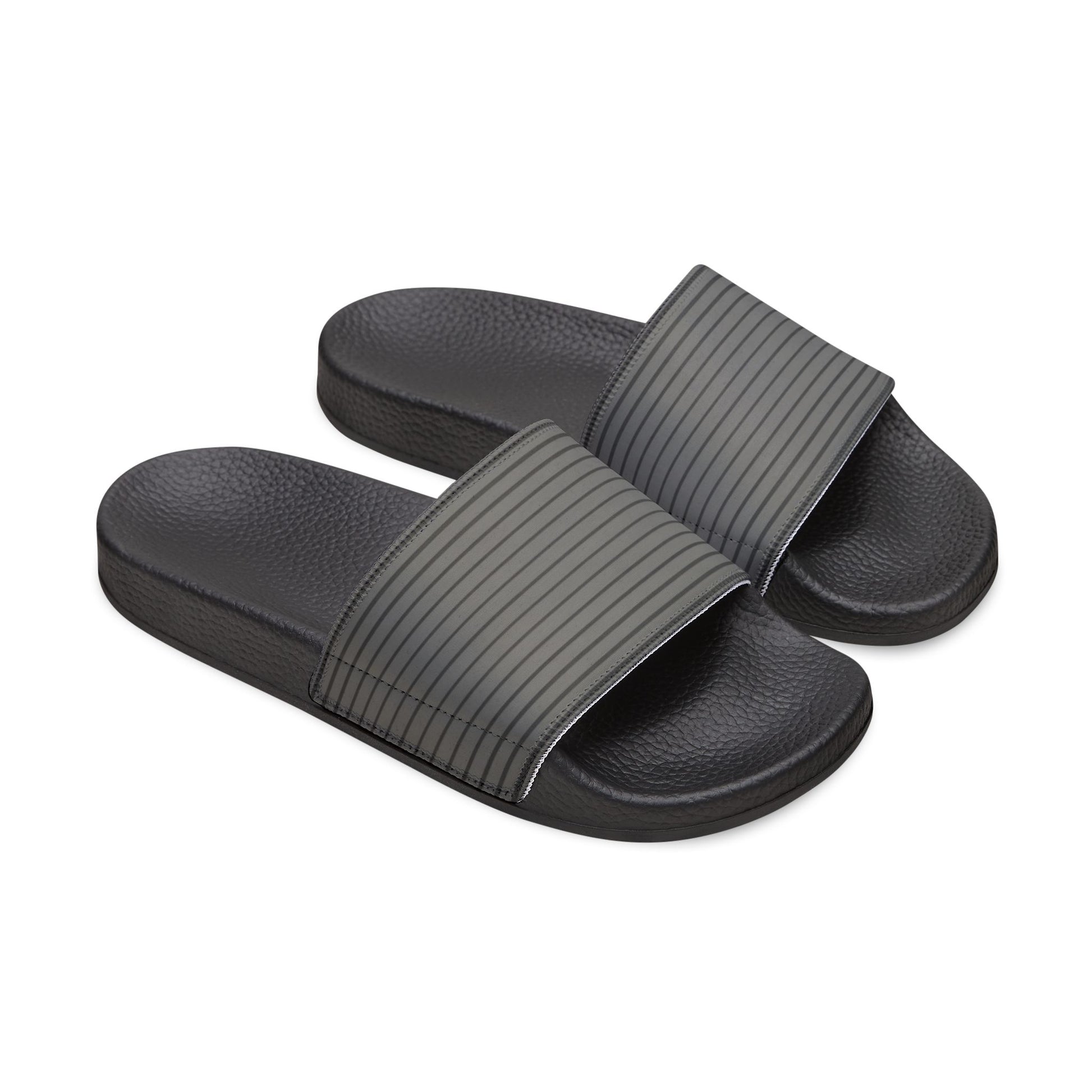 Ciabatte Slide Ribbed Gray
