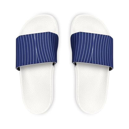 Ciabatte Slide Pinstripe Blue