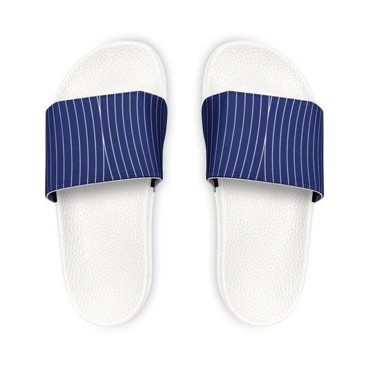 Ciabatte Slide Pinstripe Blue