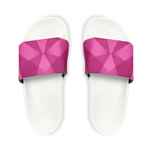 Ciabatte Estive con Motivo Geometrico Fucsia