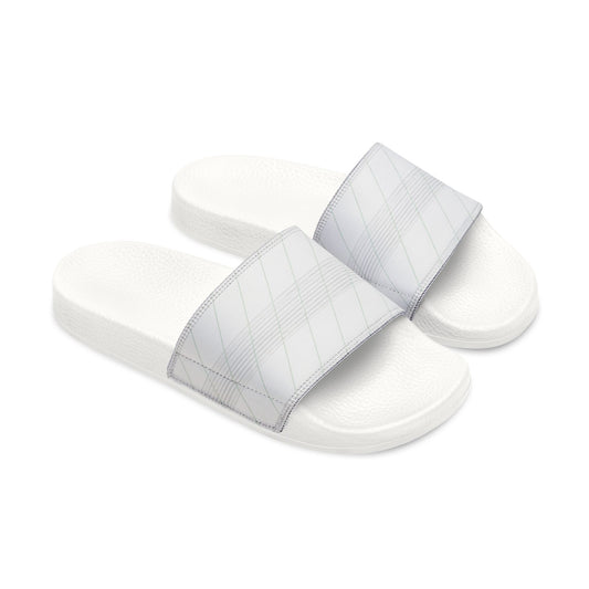 Ciabatte Slide Silver Stripe