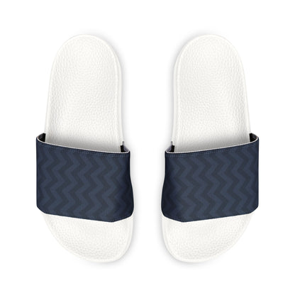 Ciabatte Slide Herringbone Blue