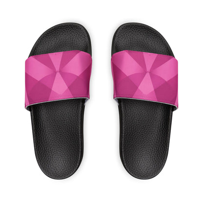 Ciabatte Estive con Motivo Geometrico Fucsia