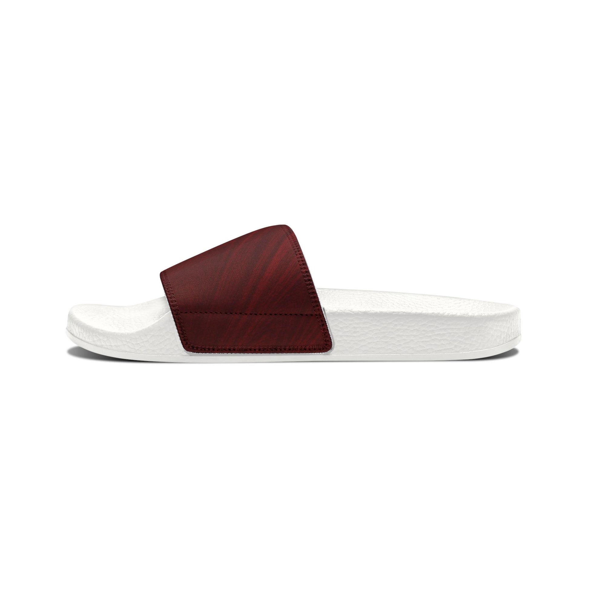 Sandali a Fascia Bordeaux e Neri