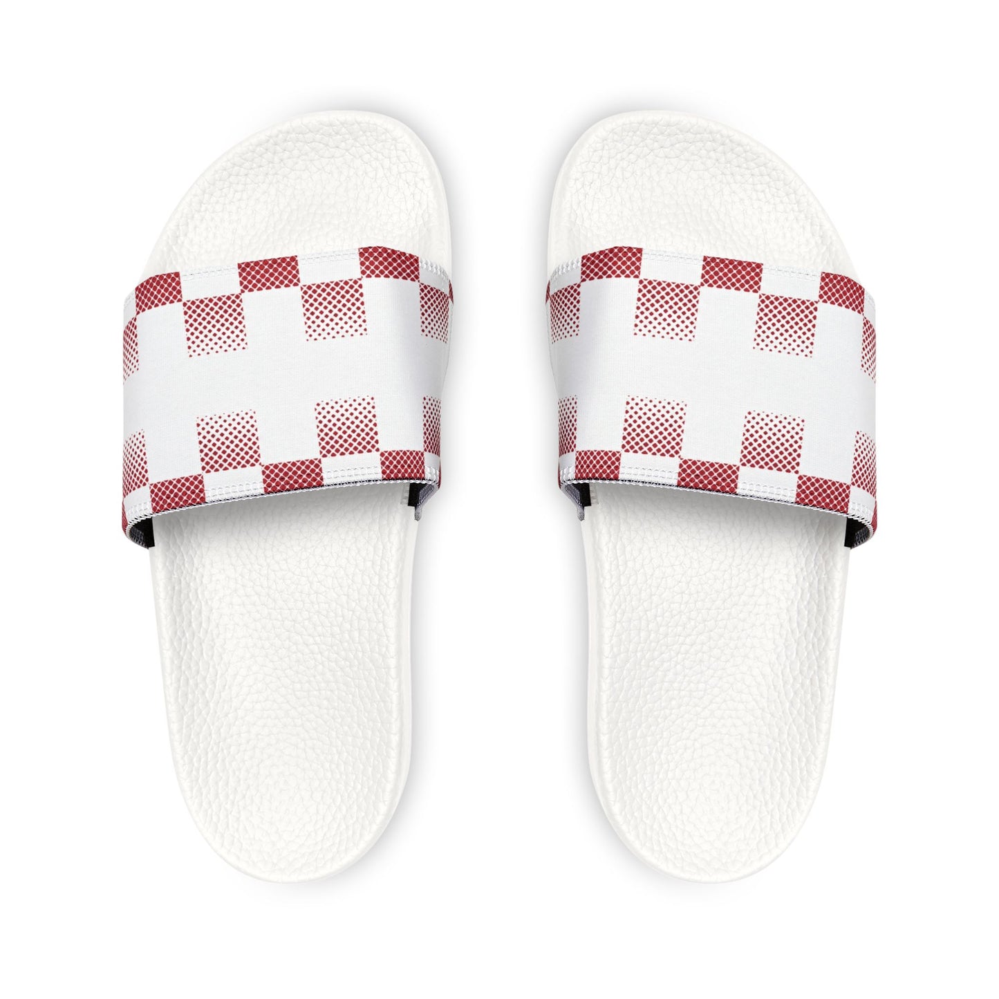 Ciabatte Slide Check Red