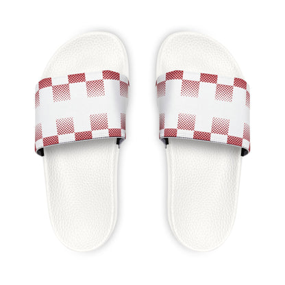 Ciabatte Slide Check Red