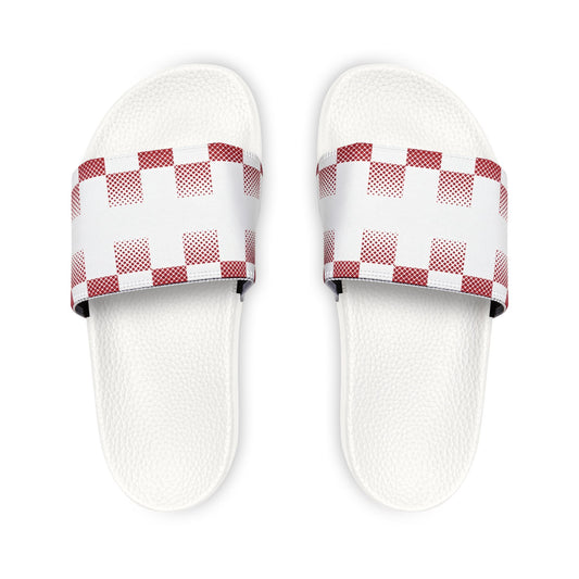 Ciabatte Slide Check Red