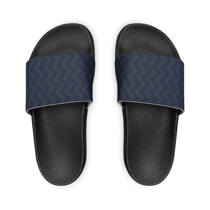 Ciabatte Slide Herringbone Blue