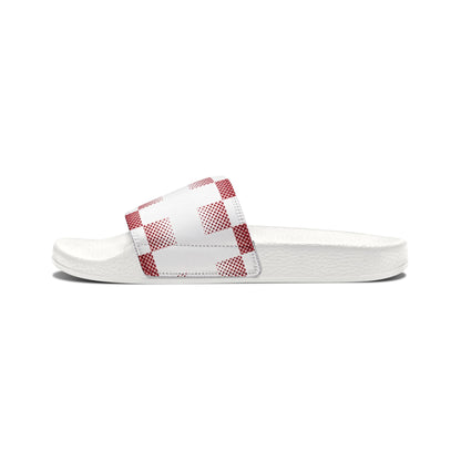 Ciabatte Slide Check Red
