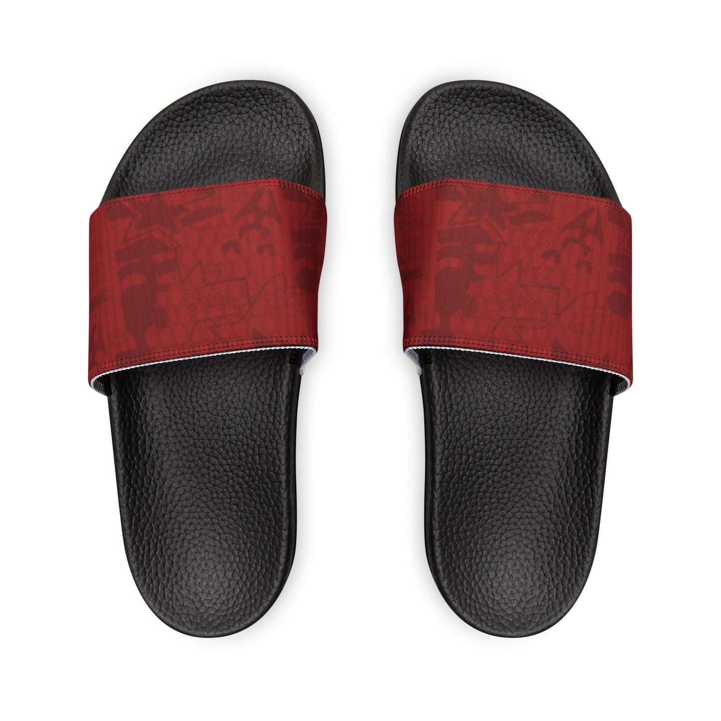 Ciabatte Slide con Fascia Rossa