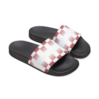 Ciabatte Slide Check Red