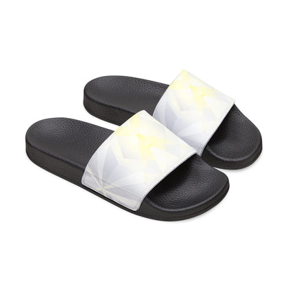 Ciabatte Slide Star Glow – Bianco e Giallo