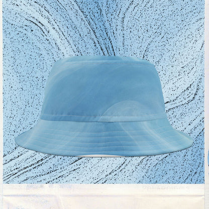 Cappello délavé Bianco Celeste Sfumato
