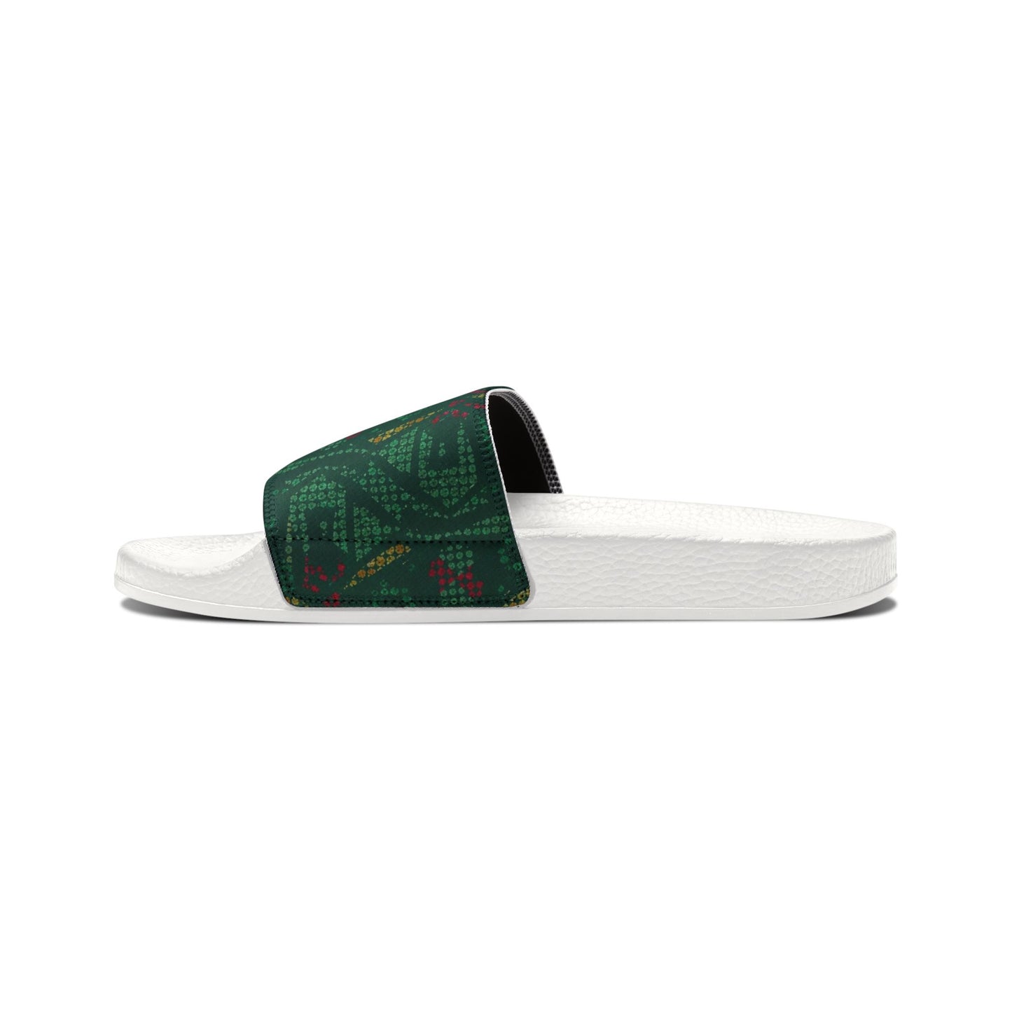 Ciabatte Slide Green Pattern