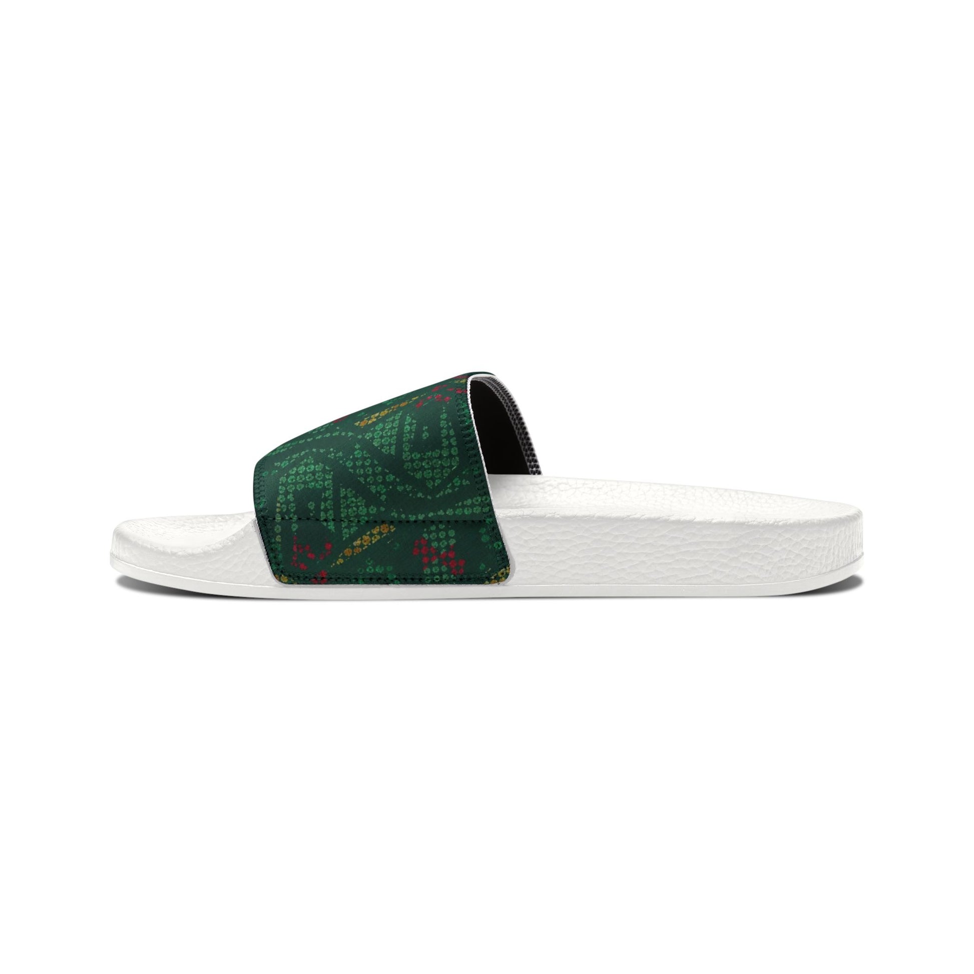 Ciabatte Slide Green Pattern