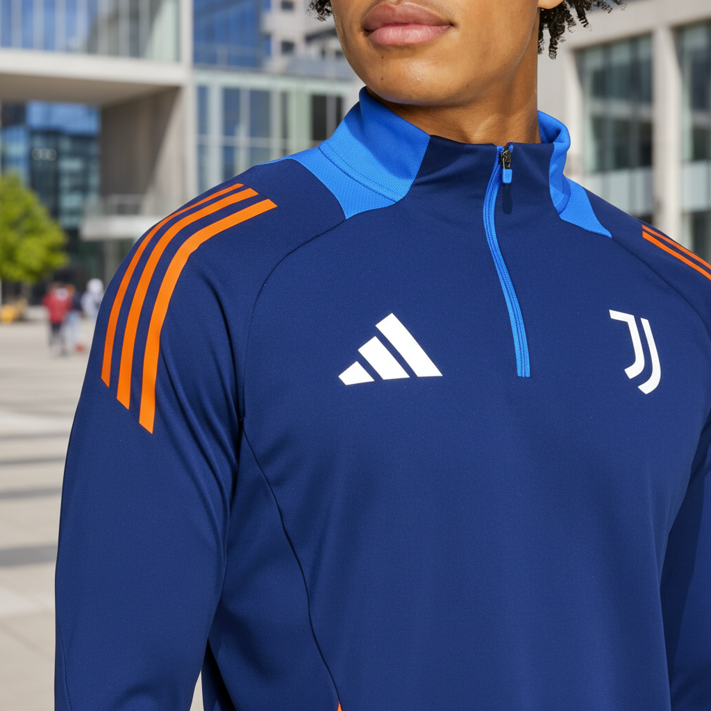 Juventus Navy Training Technical Soccer Tracksuit 2024/25 - Adidas