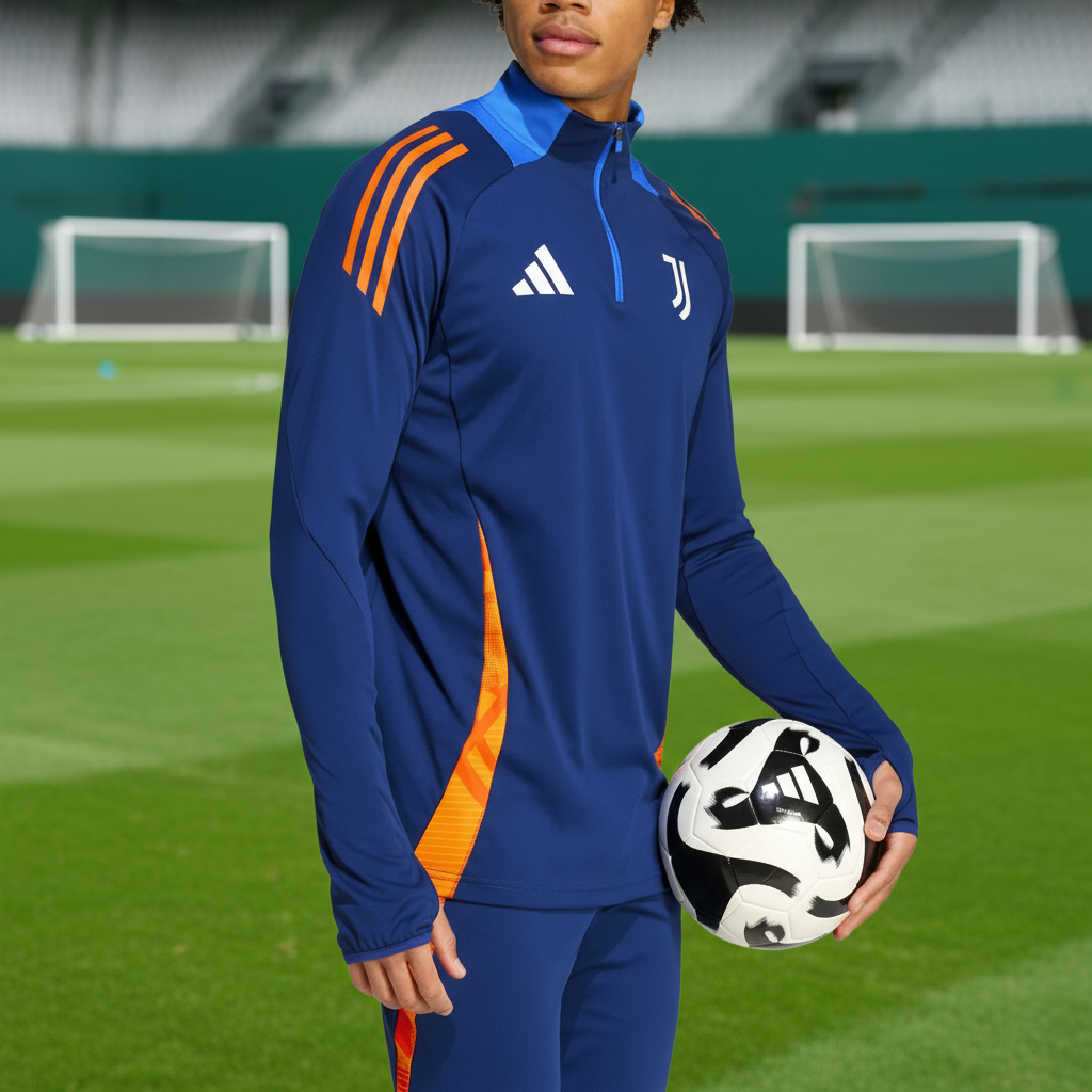 Juventus Navy Training Technical Soccer Tracksuit 2024/25 - Adidas