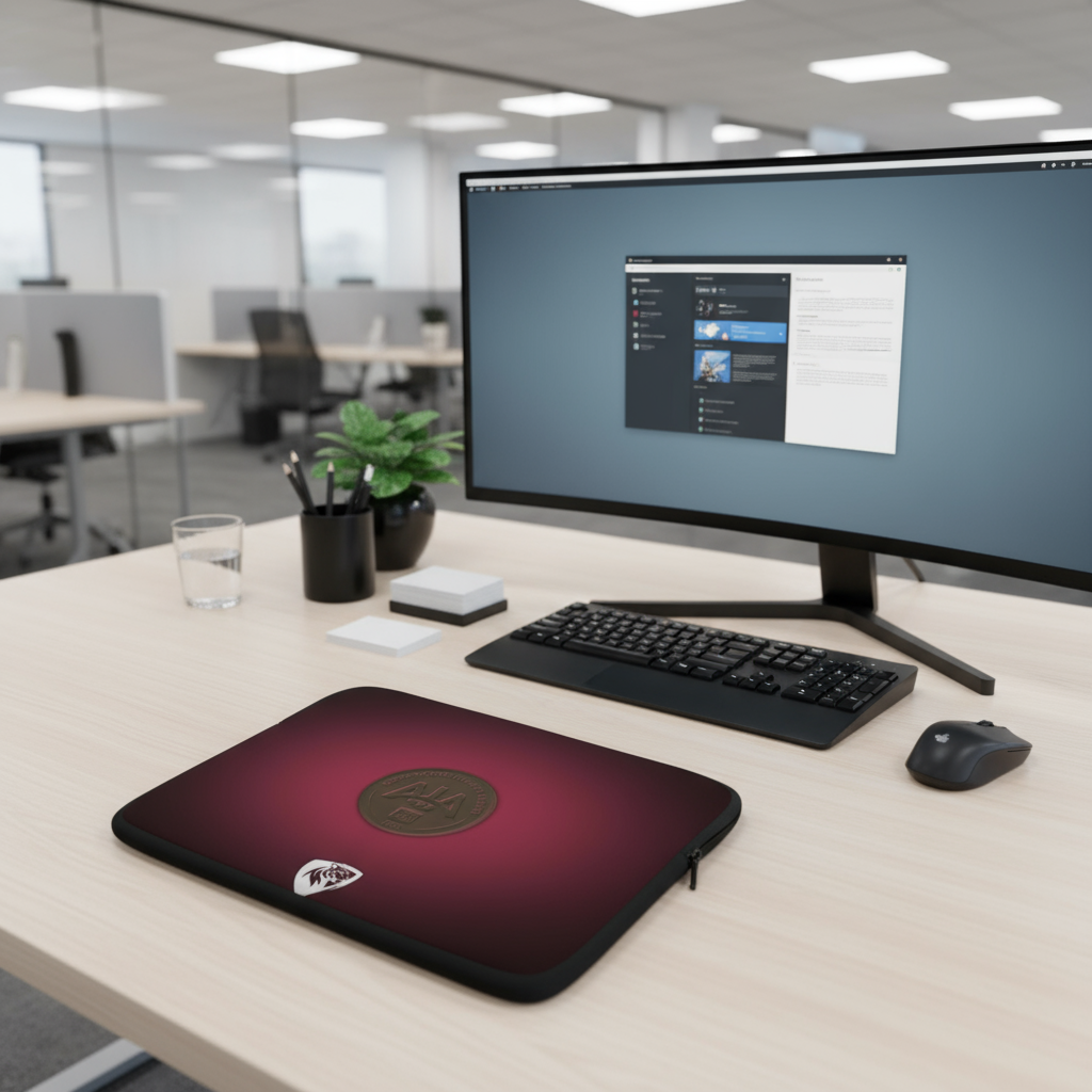 Custodia per PC portatili AIA CLASSICA ROSSA