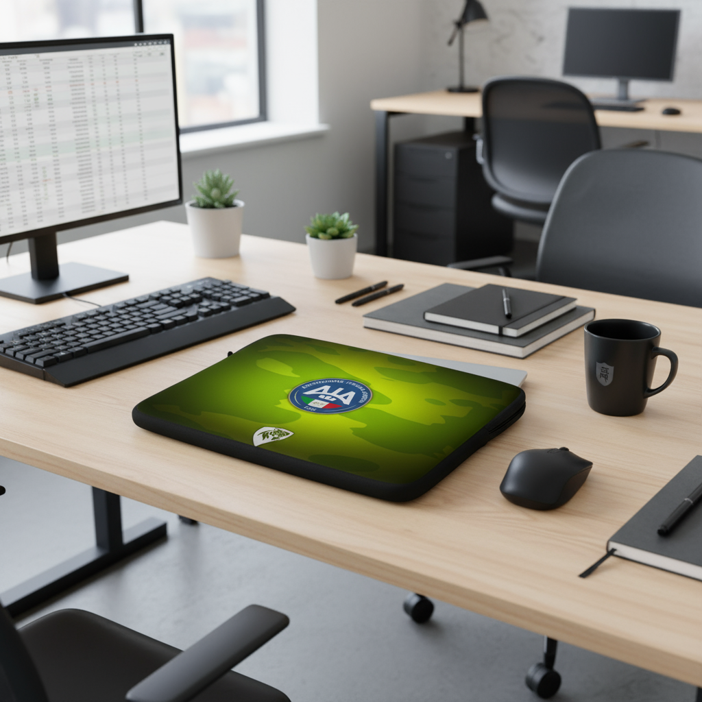 Custodia per PC portatili AIA MIMETICO GIALLO
