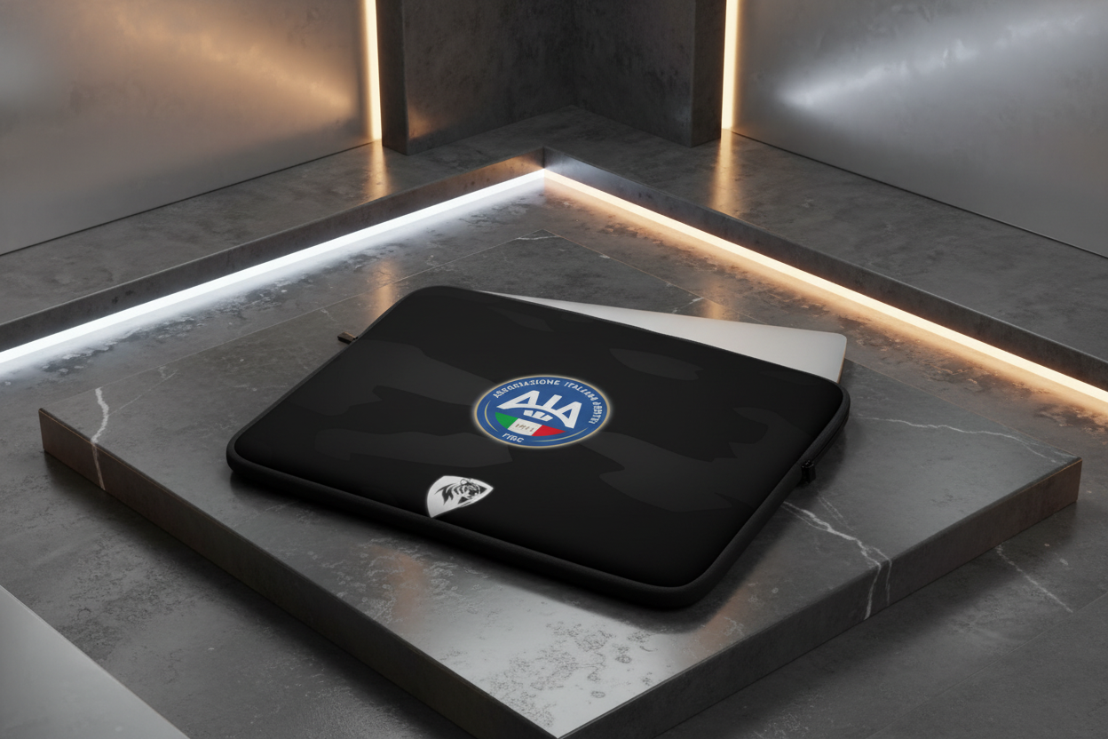 Custodia per PC portatili AIA MIMETICO NERO