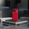 Cover Vis Pesaro Felpa Red resistente MagSafe® per iPhone®