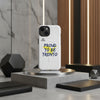 Cover Trento Felpa Grigia "Proud to be Trento" resistente MagSafe® per iPhone®
