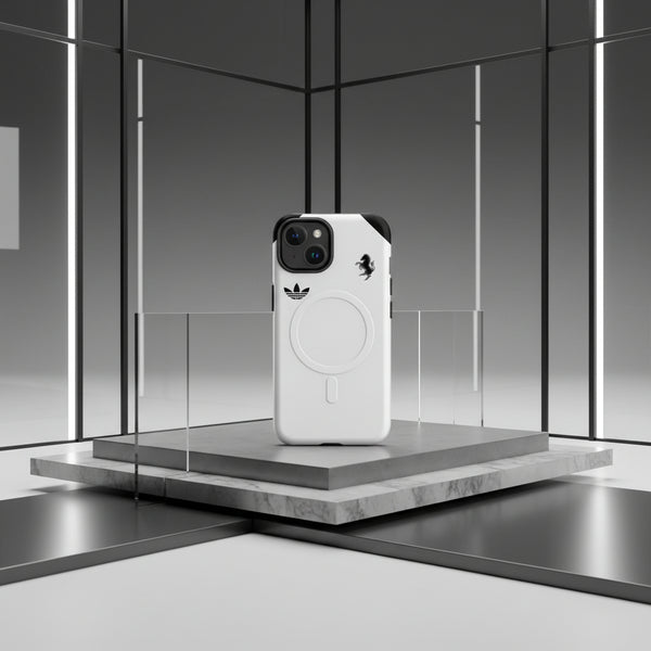 Cover Juventus T-Shirt Style Classic White resistente MagSafe® per iPhone®