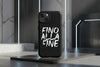 Cover Juventus T-shirt Style Black Fino Alla Fine resistente MagSafe® per iPhone®