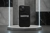 Cover Juventus T-shirt Style Black resistente MagSafe® per iPhone®