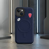 Cover Monza T-Shirt Style Blue Dark resistente MagSafe® per iPhone®