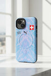 Cover Svizzera Azzurro Goalkeeper 2026 resistente MagSafe® per iPhone®