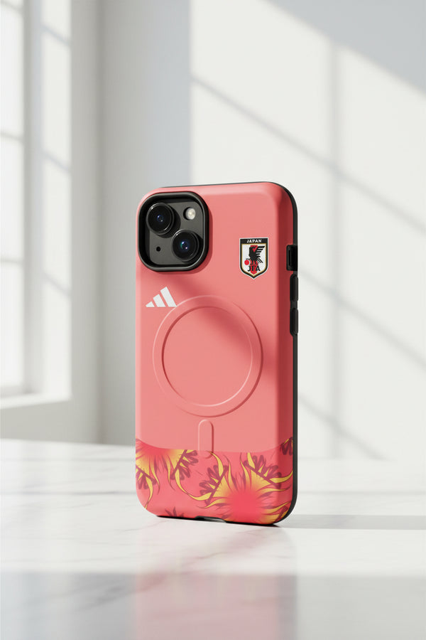Cover Giappone Goalkeeper Rosa 2026 resistente MagSafe® per iPhone®