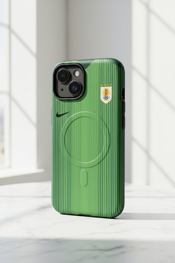 Cover Uruguay Goalkeeper 2026 resistente MagSafe® per iPhone®