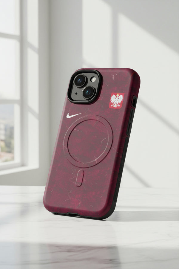 Cover Polonia Away 2026 resistente MagSafe® per iPhone®